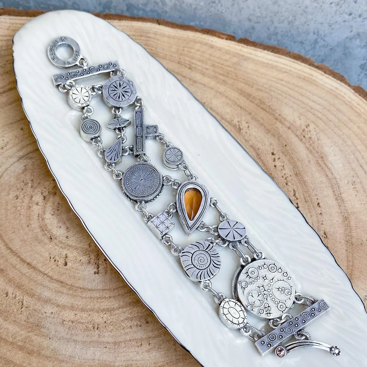 Patricia Locke Champagne Composition Bracelet