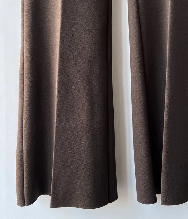 PHEENY/AMUNZEN FLARED PANTS(BROWN)