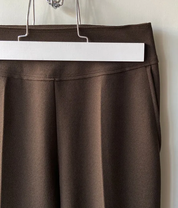 PHEENY/AMUNZEN FLARED PANTS(BROWN)