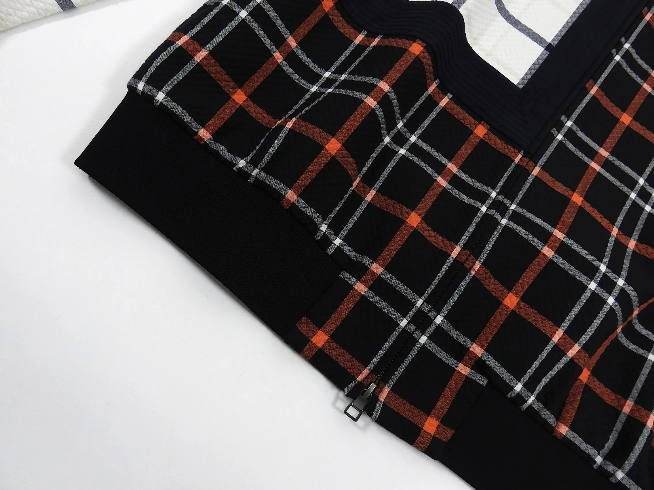 Phillip Lim 3.1 Cotton Double Plaid Bomber Jacket - L