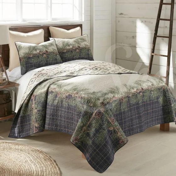 Pine Boughs Quilted Collection **DISCONTINUED QUANTITIES LIMITED**