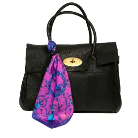 Pluming Marvellous Fandango Pink Mini Square Silk Scarf