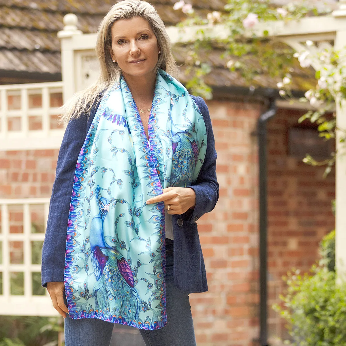 Pluming Marvellous Topaz Classic Silk Scarf