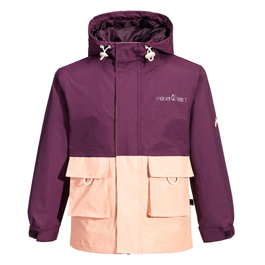 Portwest Delphi Fleece Lined Girls Rain Jacket