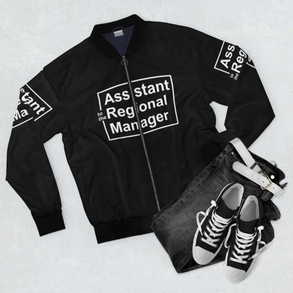 "The Office Funny Assistant to the Regional Manager Bomber Jacket"