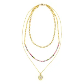 Radiant Prism Necklace Set