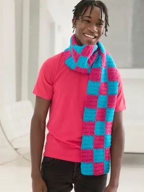 Raspberry Scarf (Crochet)