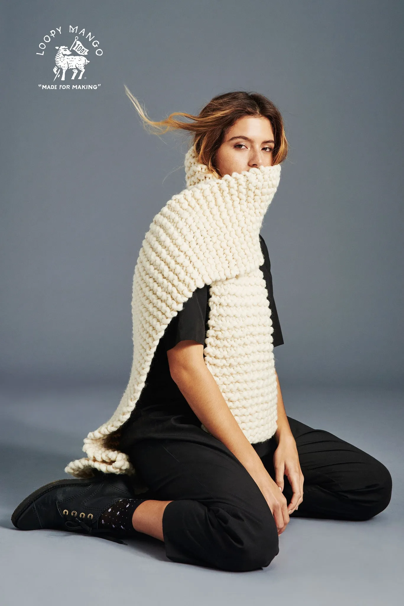 READY TO SHIP READYMADE CLEARANCE SALE!! - Her Scarf - Merino