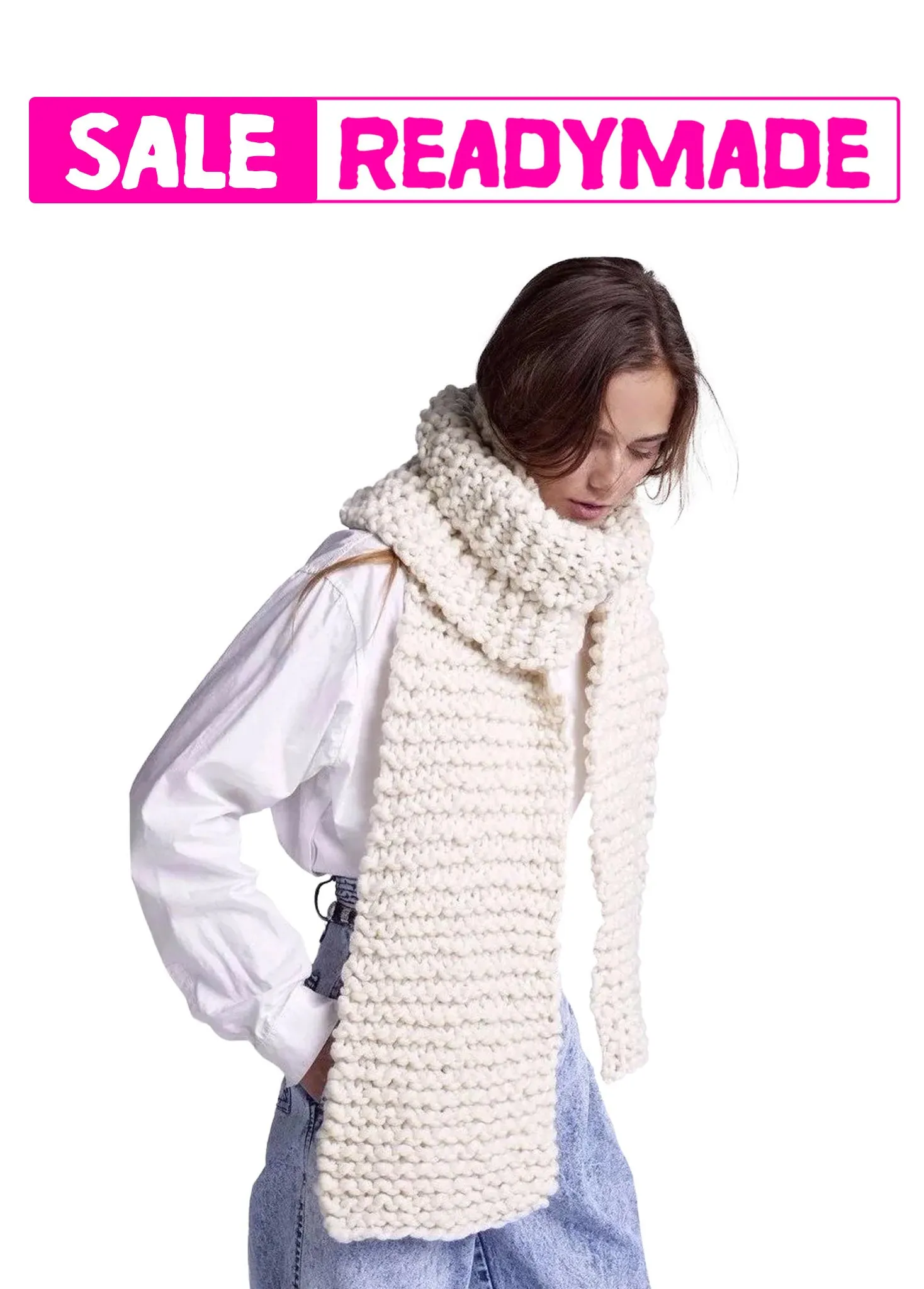 READY TO SHIP READYMADE CLEARANCE SALE!! - Her Scarf - Merino