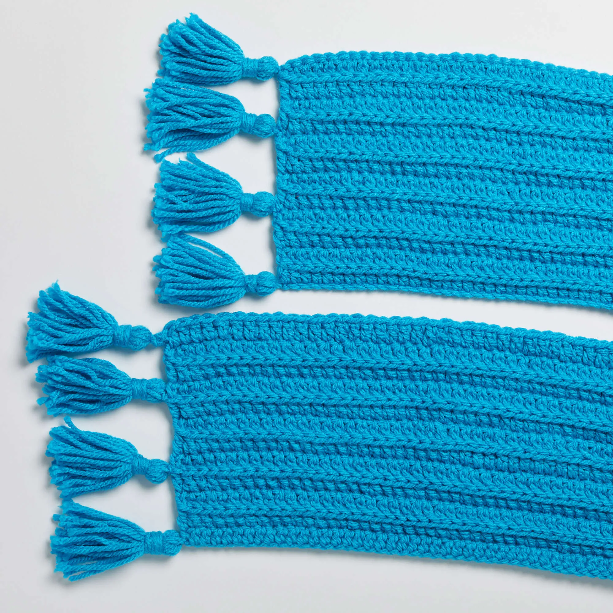 Red Heart Double Crochet Rib Scarf