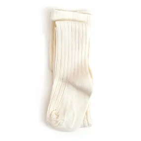 Ribbed Knit Tights | Ivory