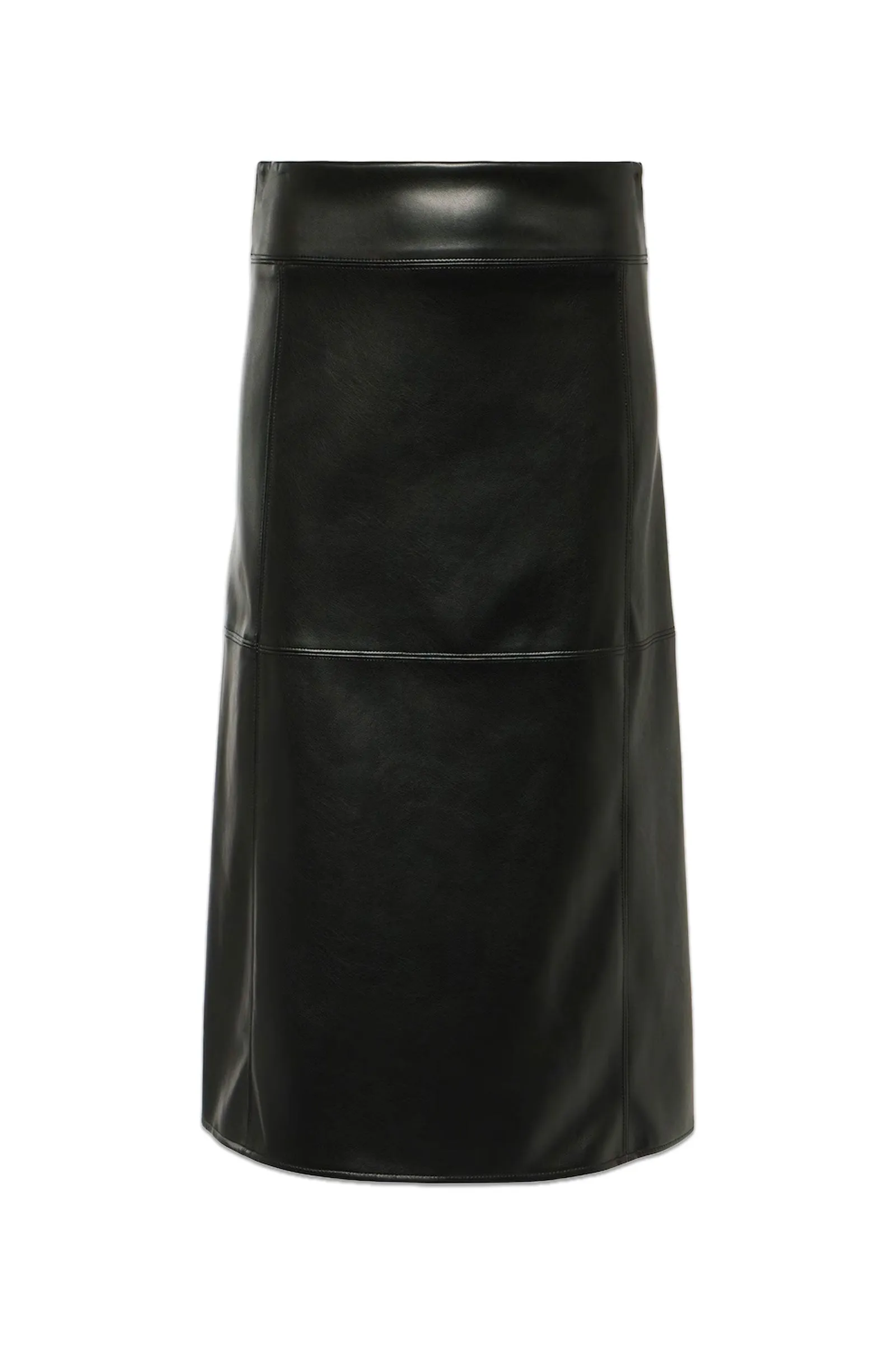 Rimini Faux Leather Midi Skirt