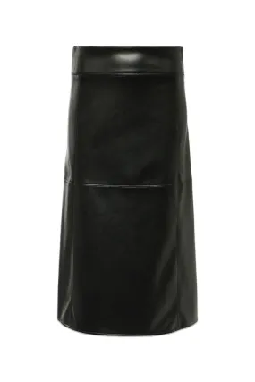 Rimini Faux Leather Midi Skirt