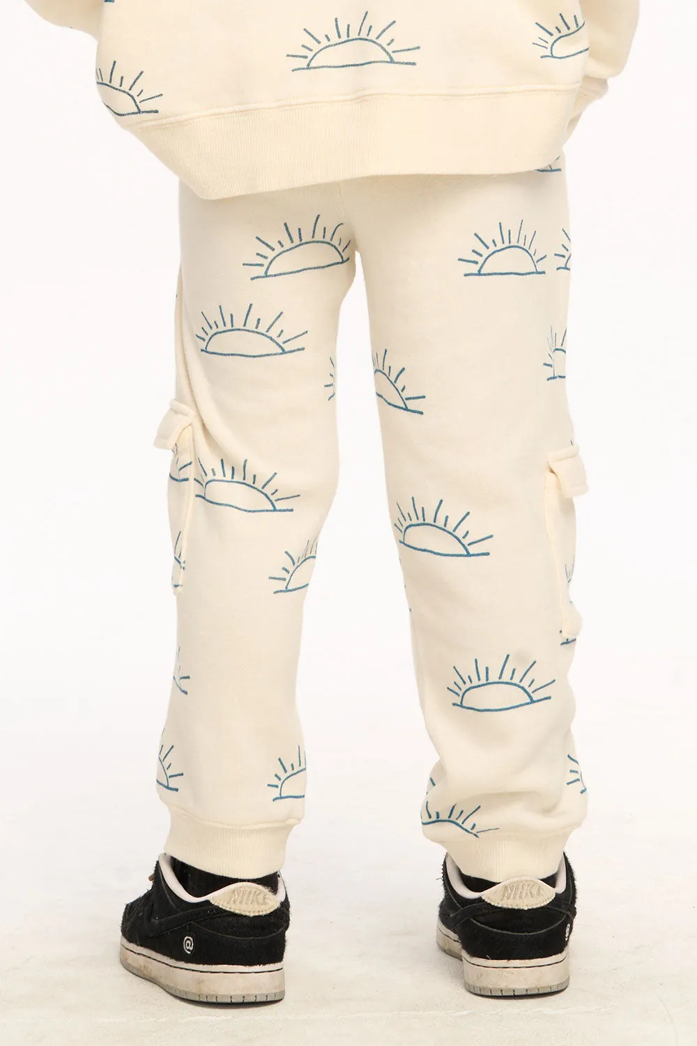 Rising Sun Santiago Cargo Joggers - Coco Milk