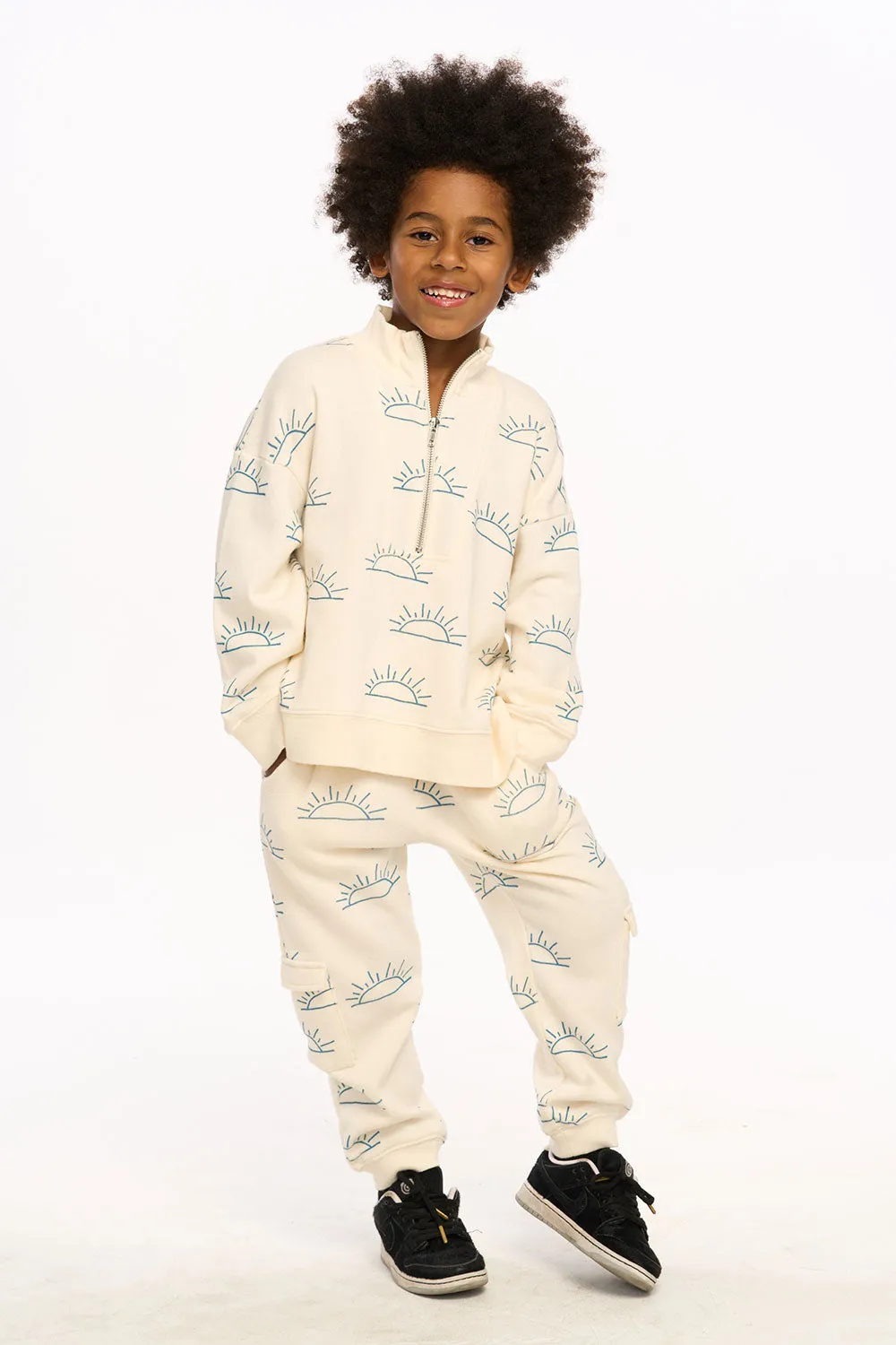 Rising Sun Santiago Cargo Joggers - Coco Milk