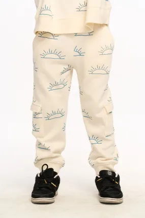 Rising Sun Santiago Cargo Joggers - Coco Milk