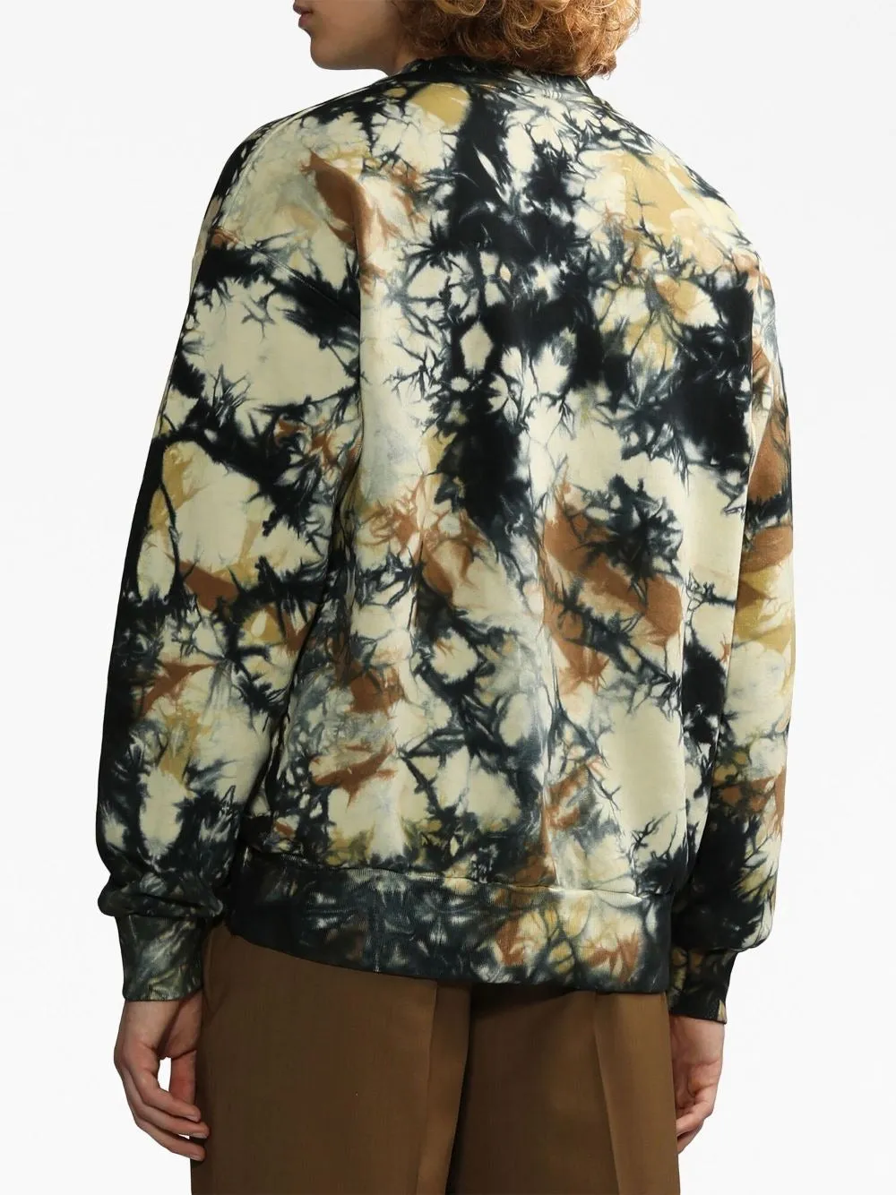 ROTTWEILER-PRINT TIE DYE SWEATSHIRT
