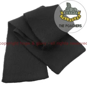 Royal Anglian 2nd Battalion 'The Poachers' Heavy Knit Scarf