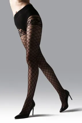 Scroll Sheer Tights