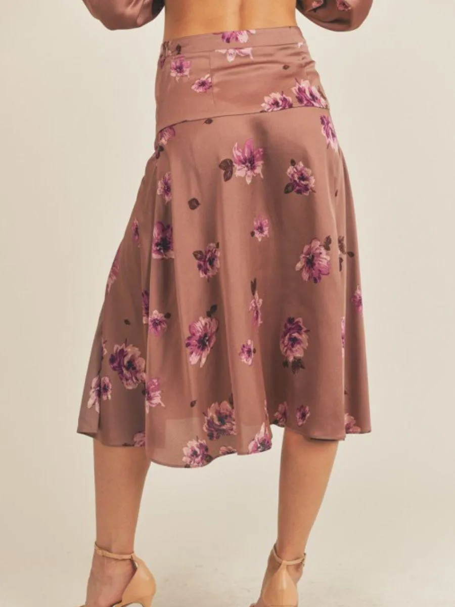 Show’em How it’s Done Side-Slit Midi Skirt
