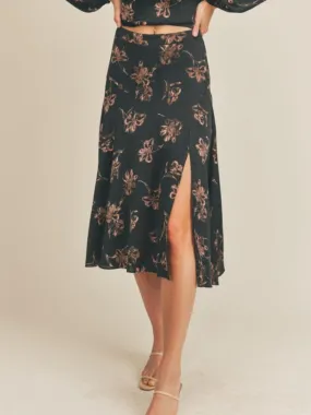 Show’em How it’s Done Side-Slit Midi Skirt