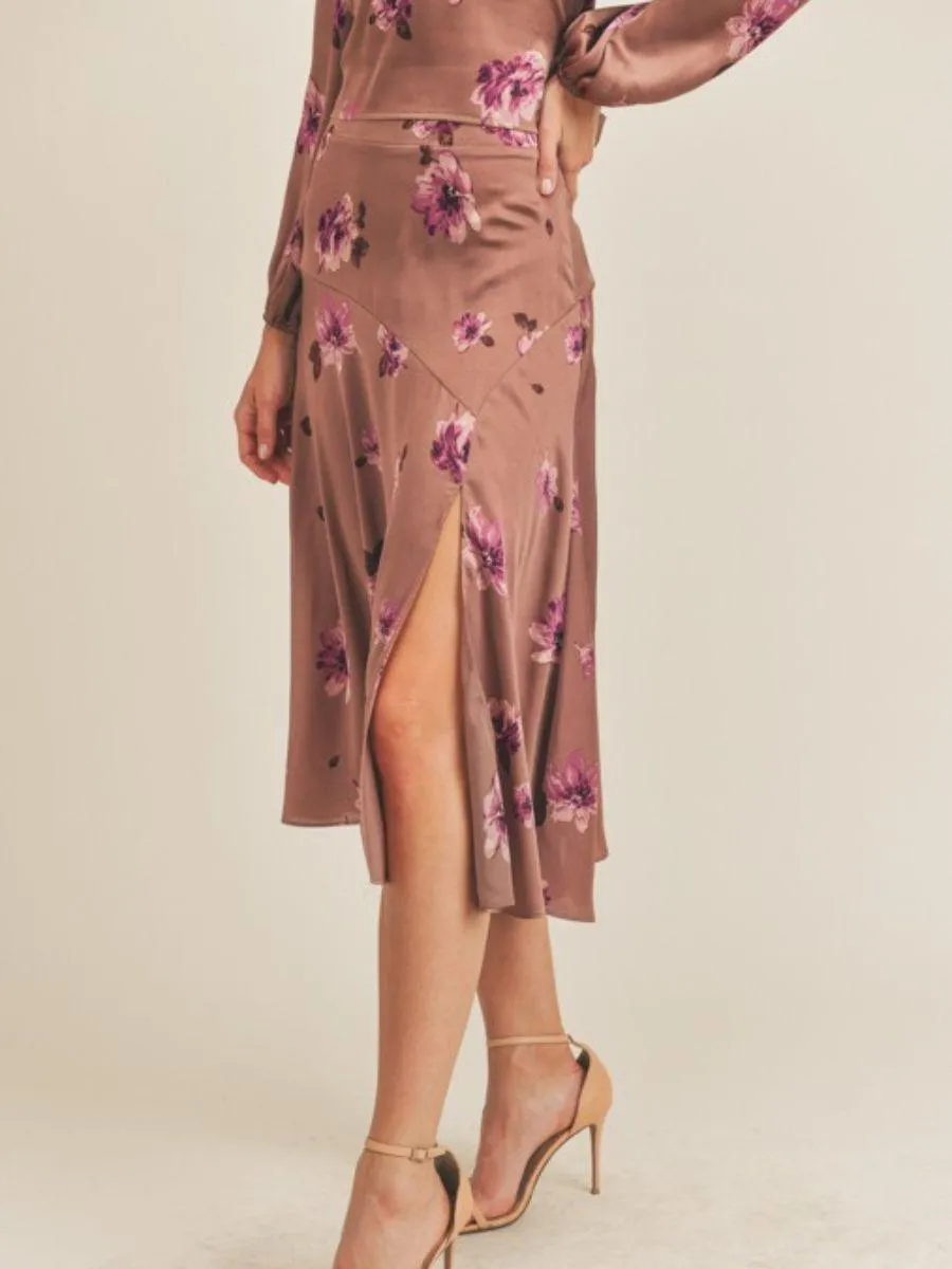 Show’em How it’s Done Side-Slit Midi Skirt