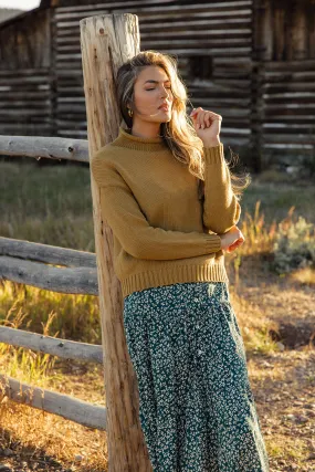 Side to Side Mock Neck Sweater