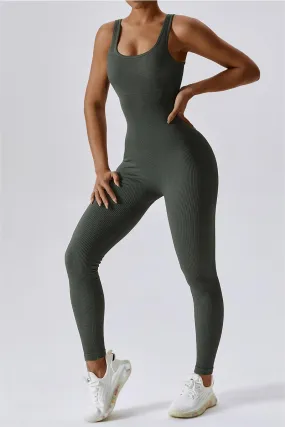 Sleeveless Sculpted Bodysuit