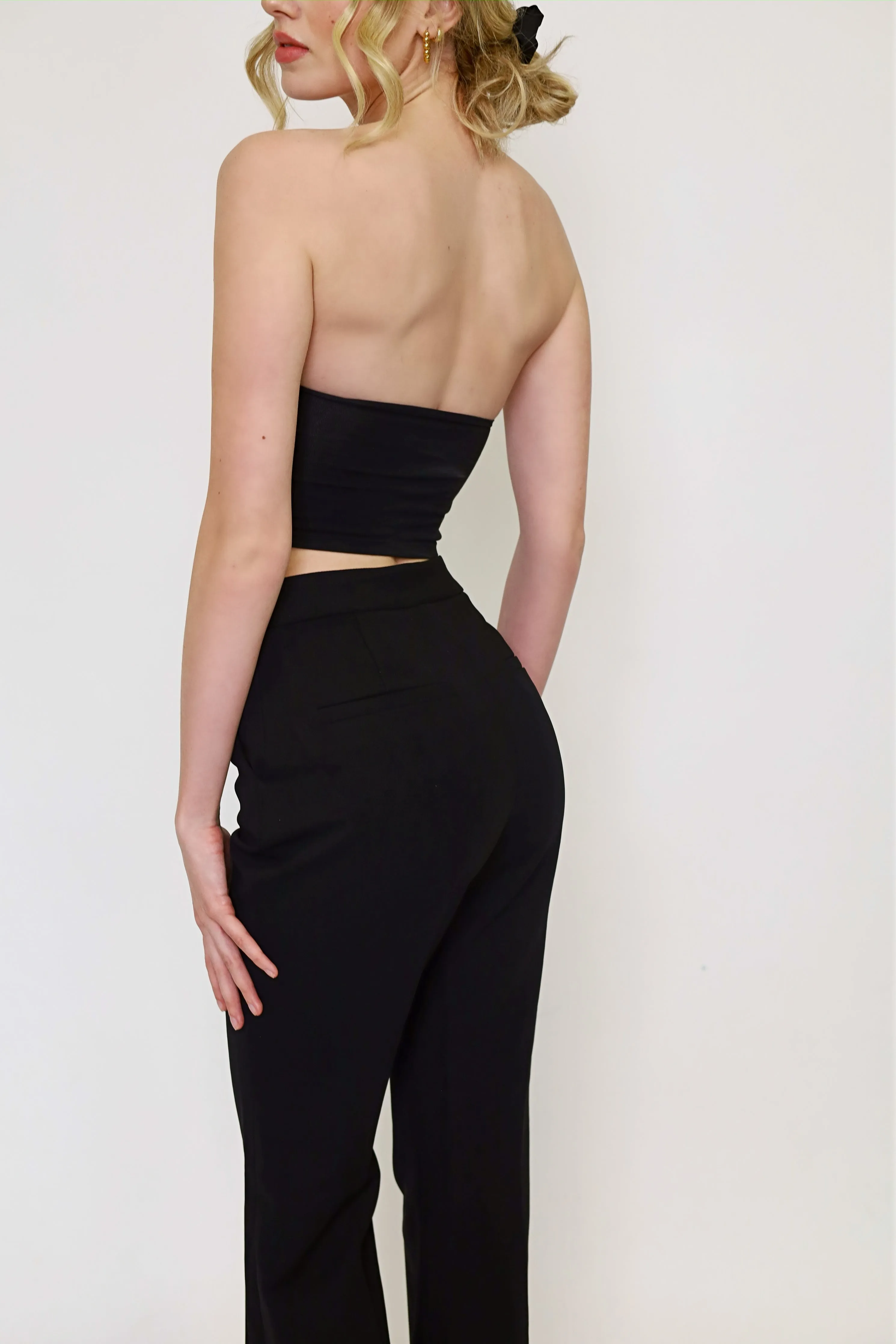 Slim fit black pants