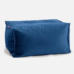 Small Footstool - Velvet Midnight Blue