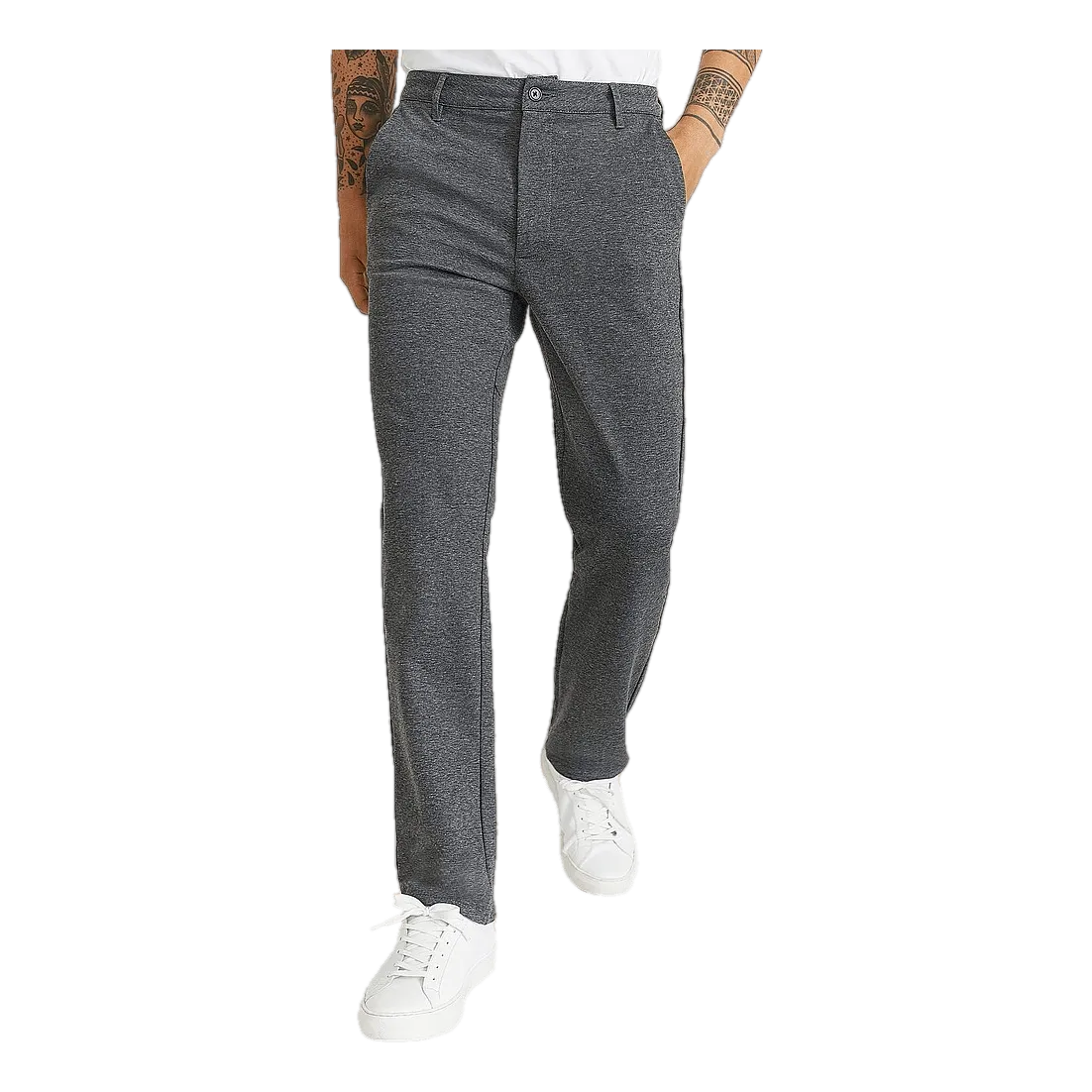 Soft Straight Chino Dark Grey