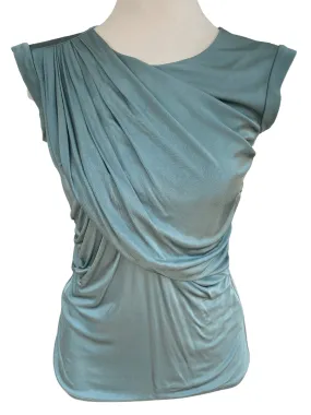 Soft Summer Sleeveless Gathered Top
