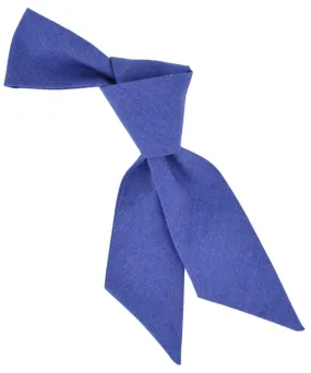Solid Amparo Blue Cotton Hair Tie