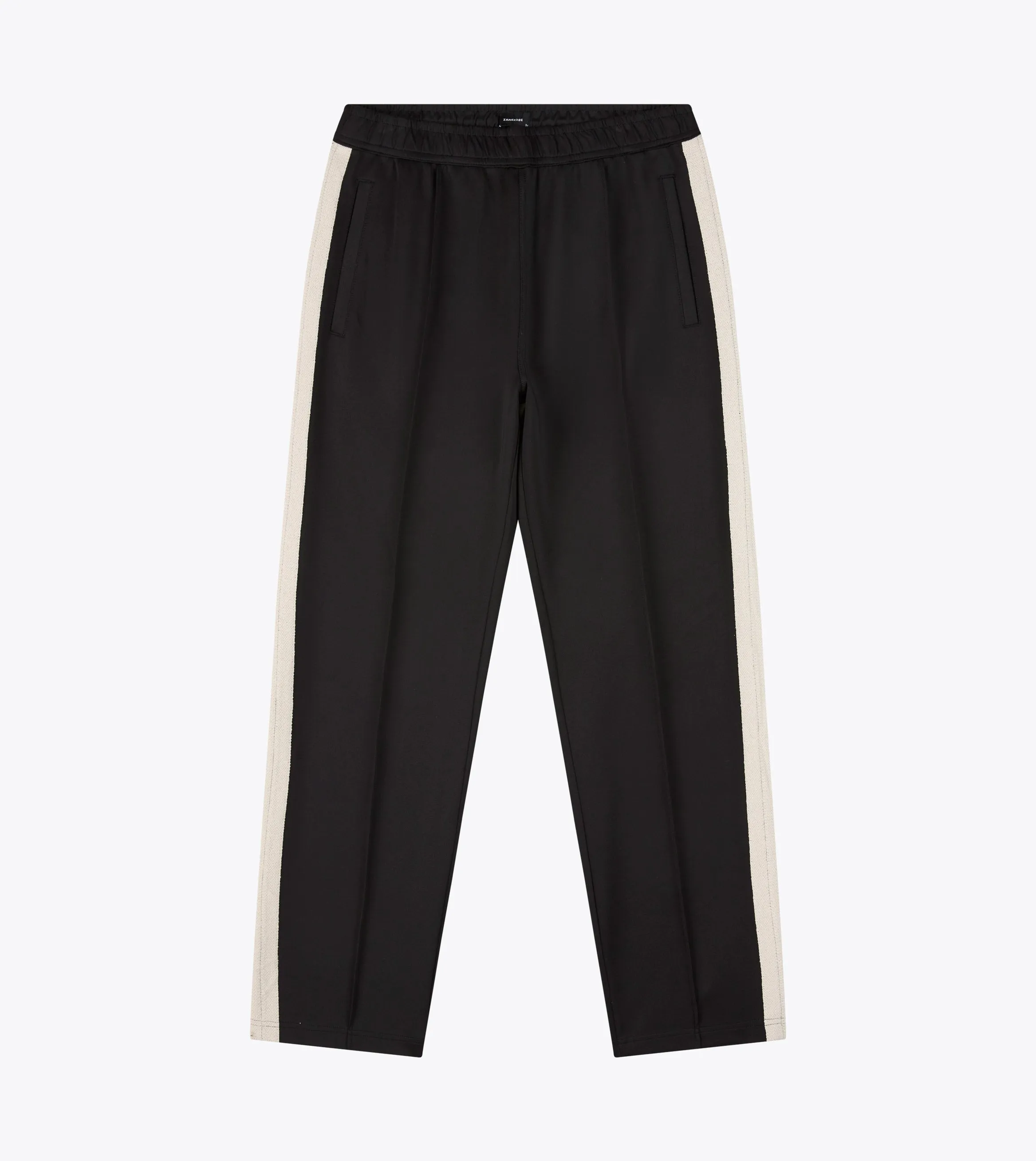 Stitched Football Trackpant Black