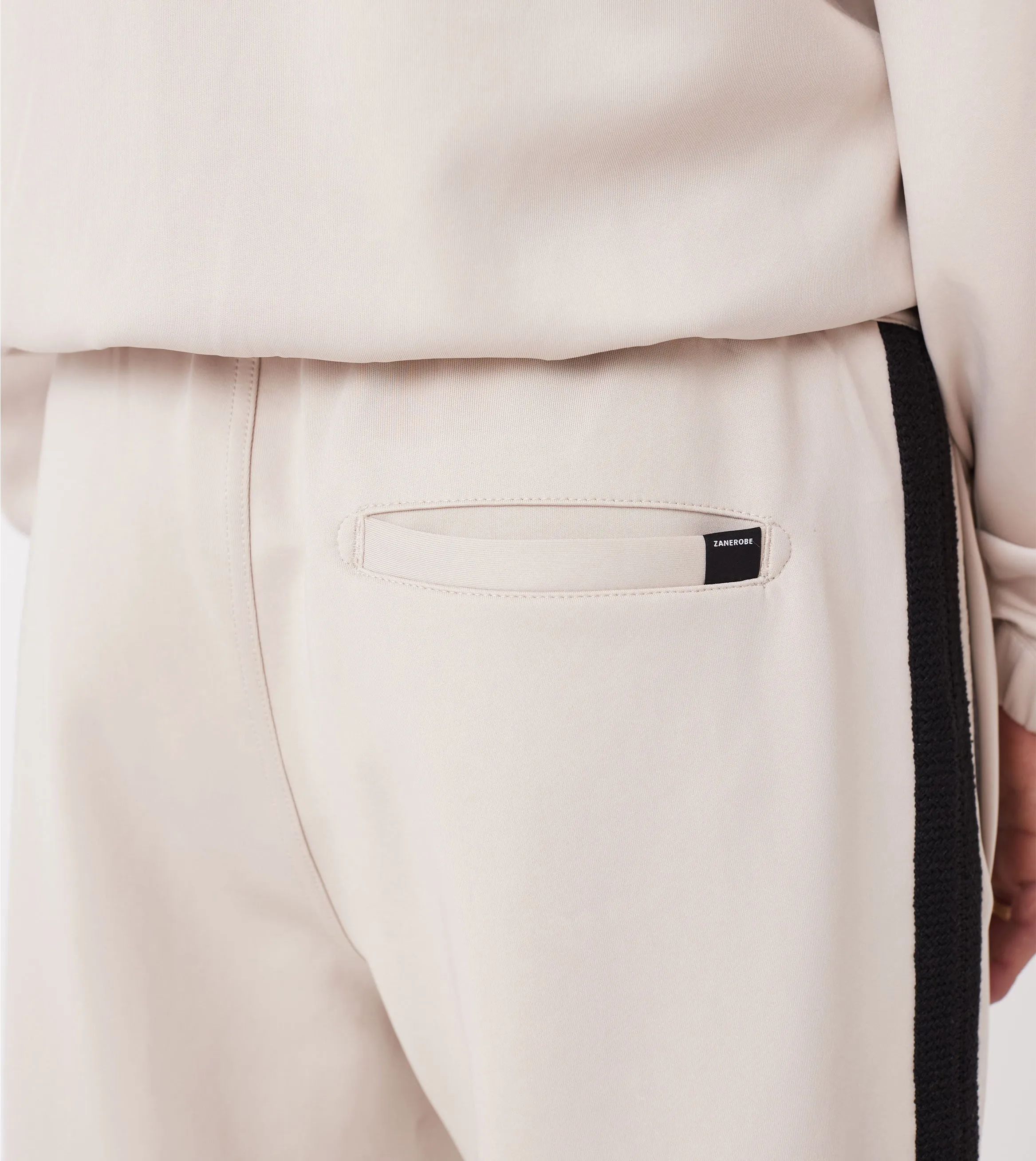 Stitched Football Trackpant Oat