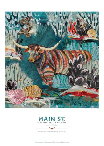 TEXAS FLUSH limited edition paper print