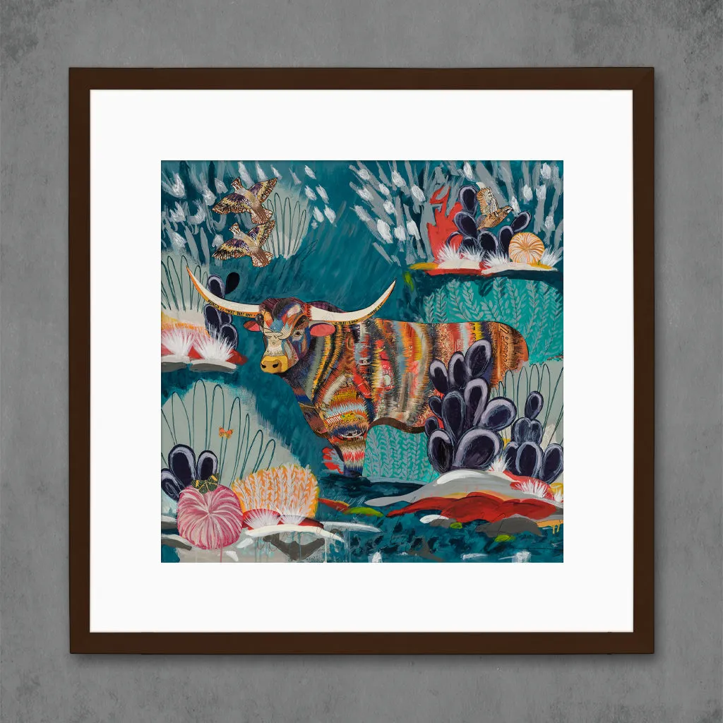 TEXAS FLUSH limited edition paper print