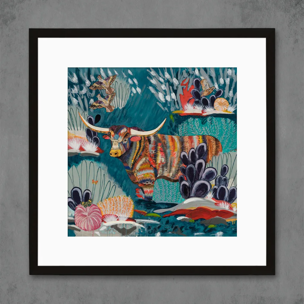 TEXAS FLUSH limited edition paper print