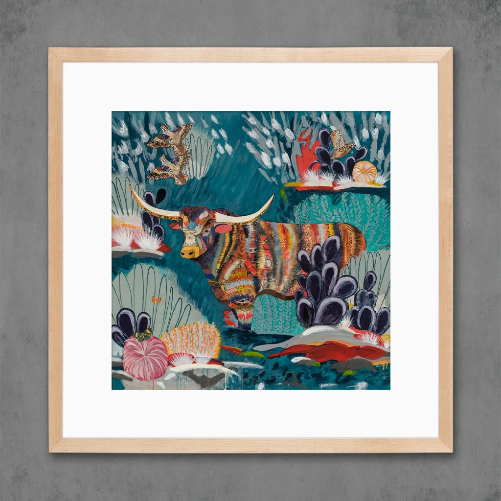 TEXAS FLUSH limited edition paper print