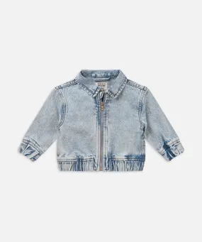 The Blaze Zip-thru Jacket - Denim