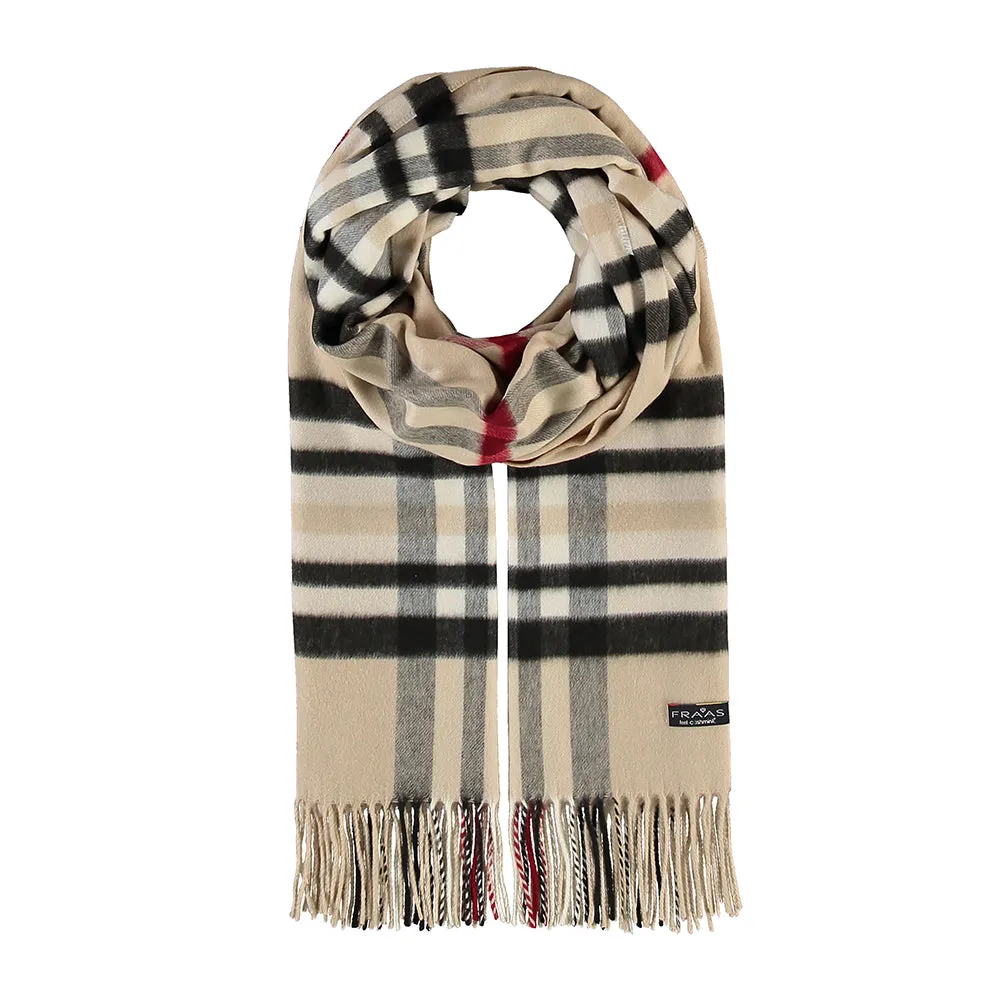 Thick Plaid Large Cashmink Scarf