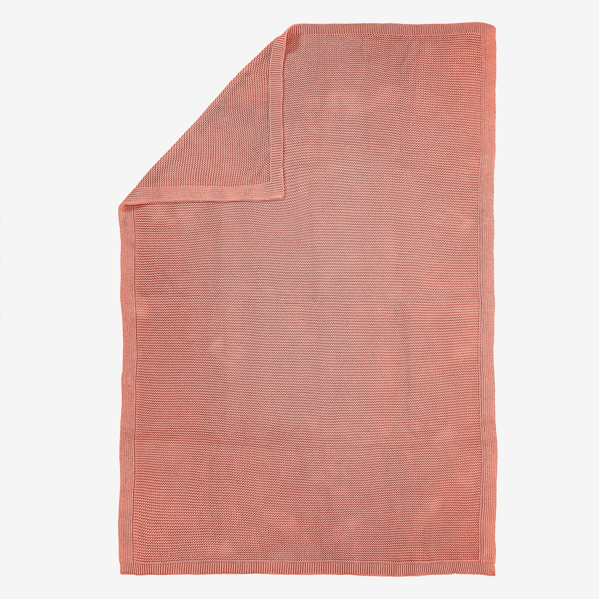 Throw / Blanket - Ellos Knitted Coral Pink