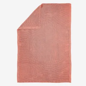 Throw / Blanket - Ellos Knitted Coral Pink