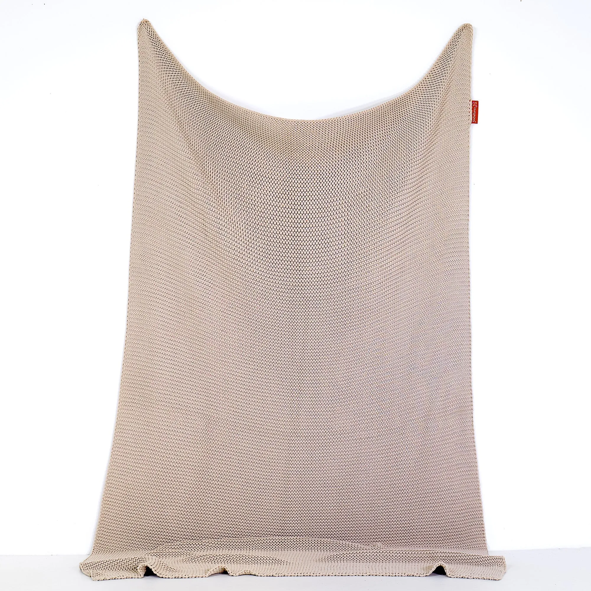 Throw / Blanket - Ellos Knitted Cream