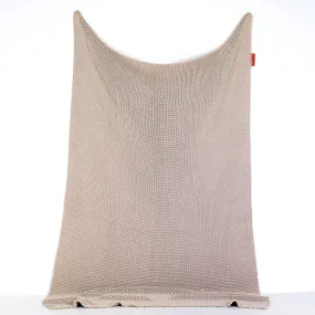 Throw / Blanket - Ellos Knitted Cream