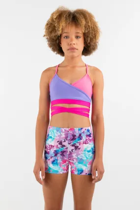 Tones Wrap Crop Top