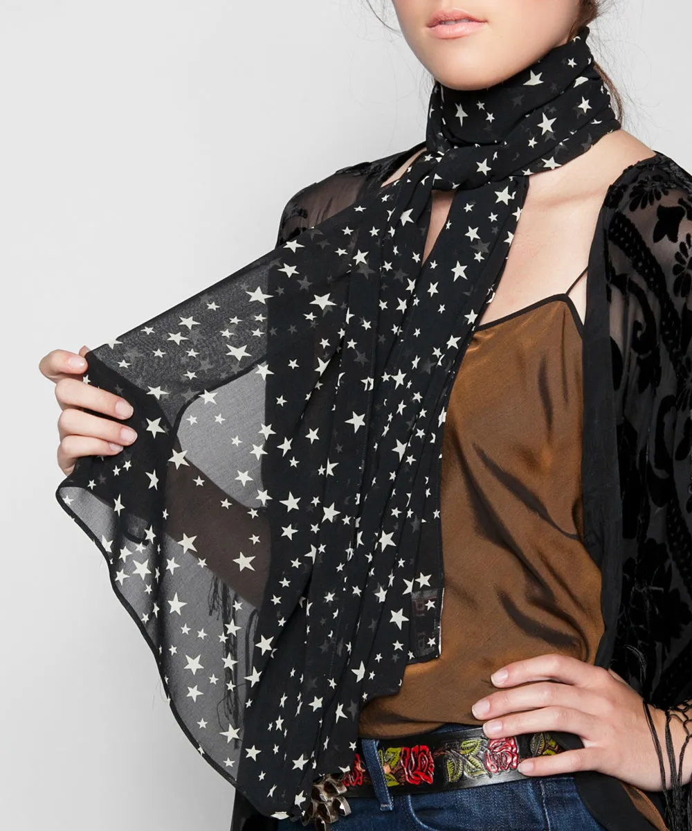 TRAILING STARS SCARF