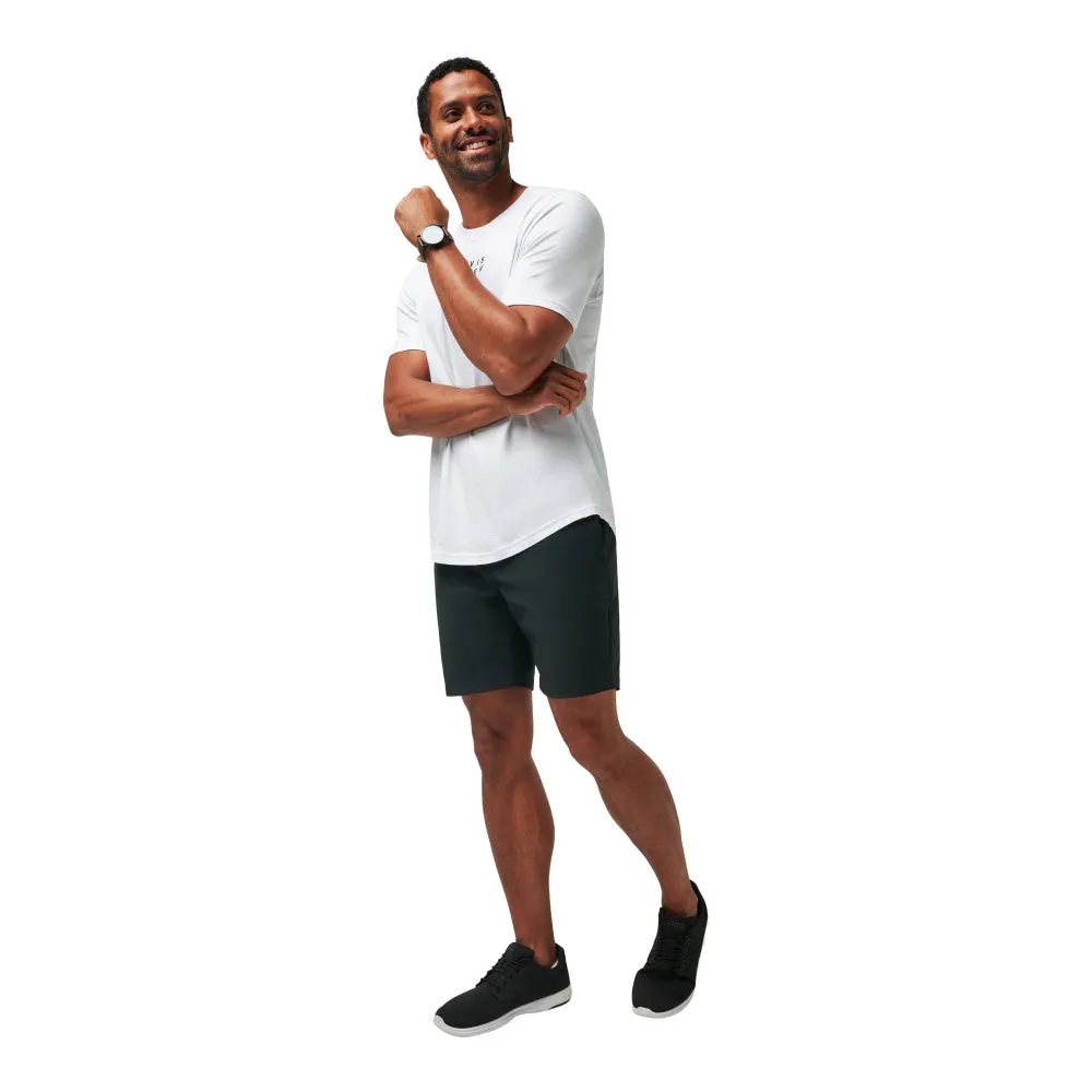 TRAVIS MATHEW TECH CHINO BLACK SHORTS
