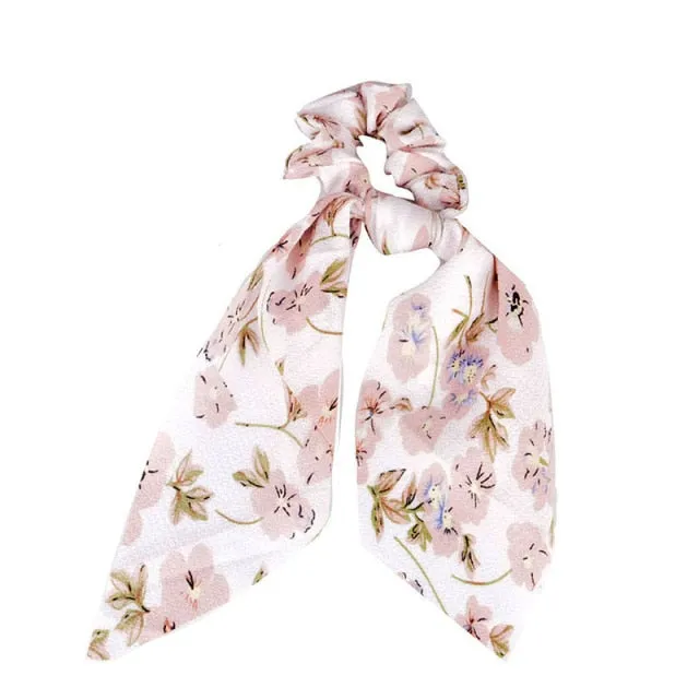 Trendy Cotton Fashion Elastic Hair Scarf Ribbon
