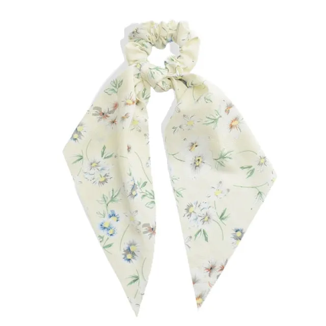 Trendy Cotton Fashion Elastic Hair Scarf Ribbon